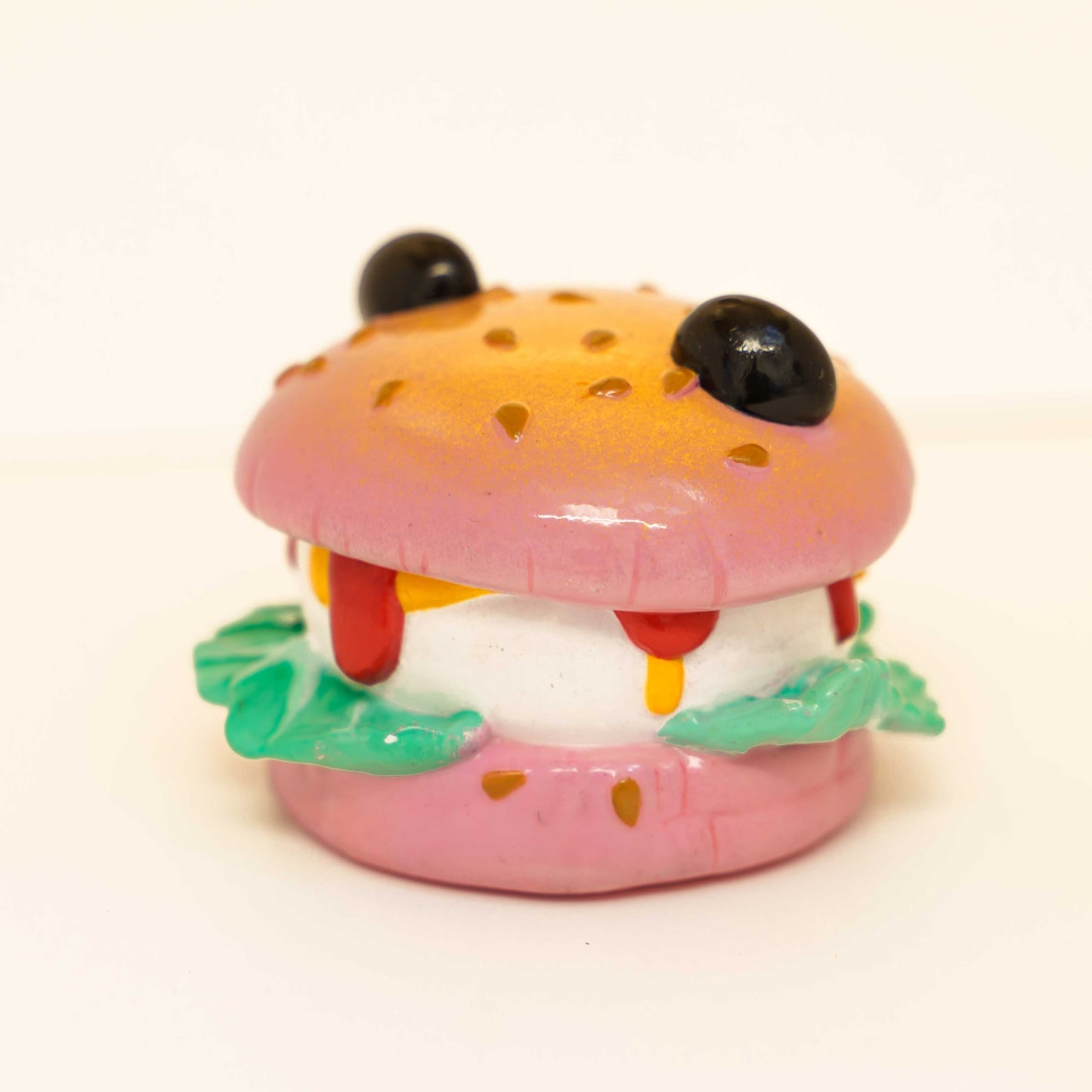 Panda Pounder small hand painted ART TOY