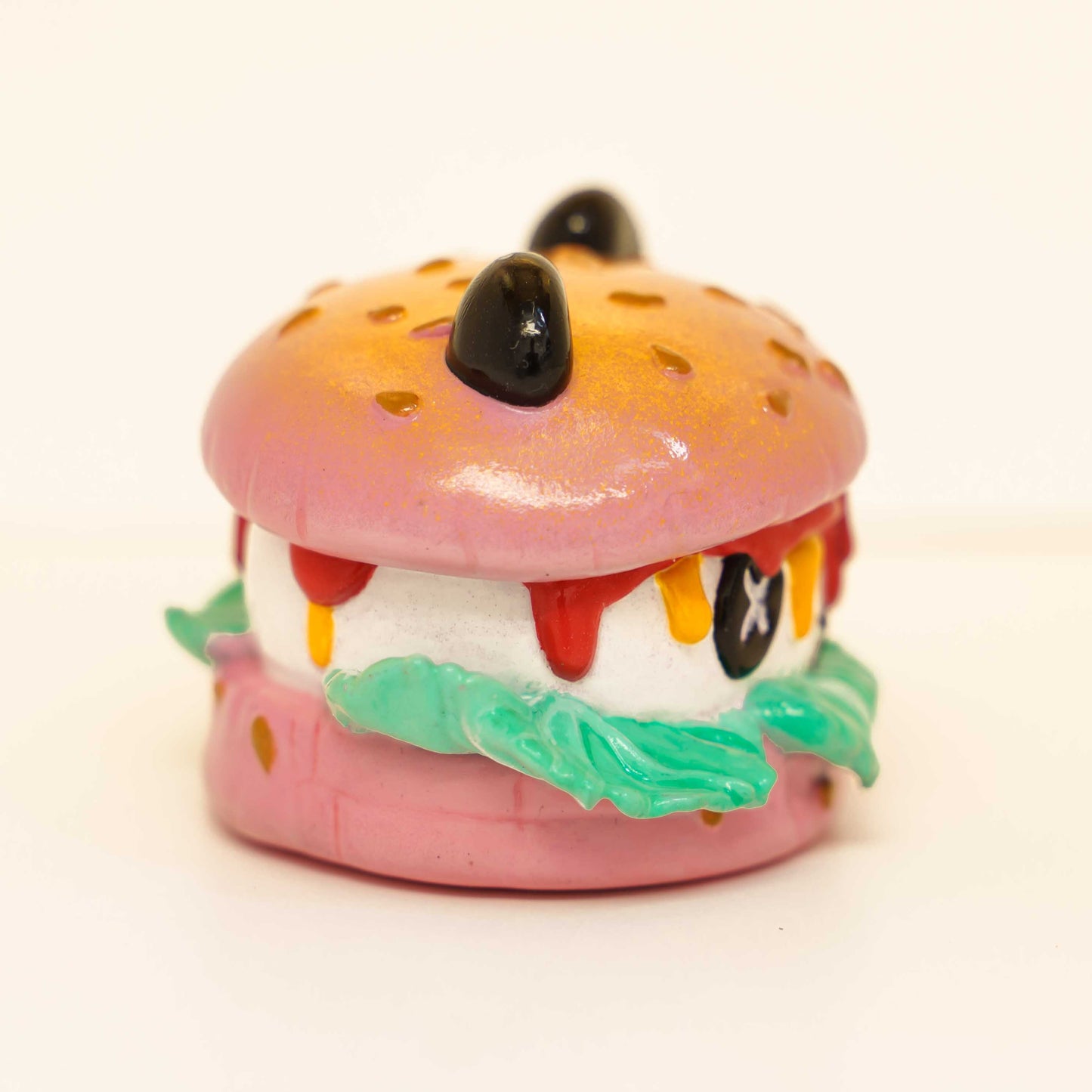 Panda Pounder small hand painted ART TOY
