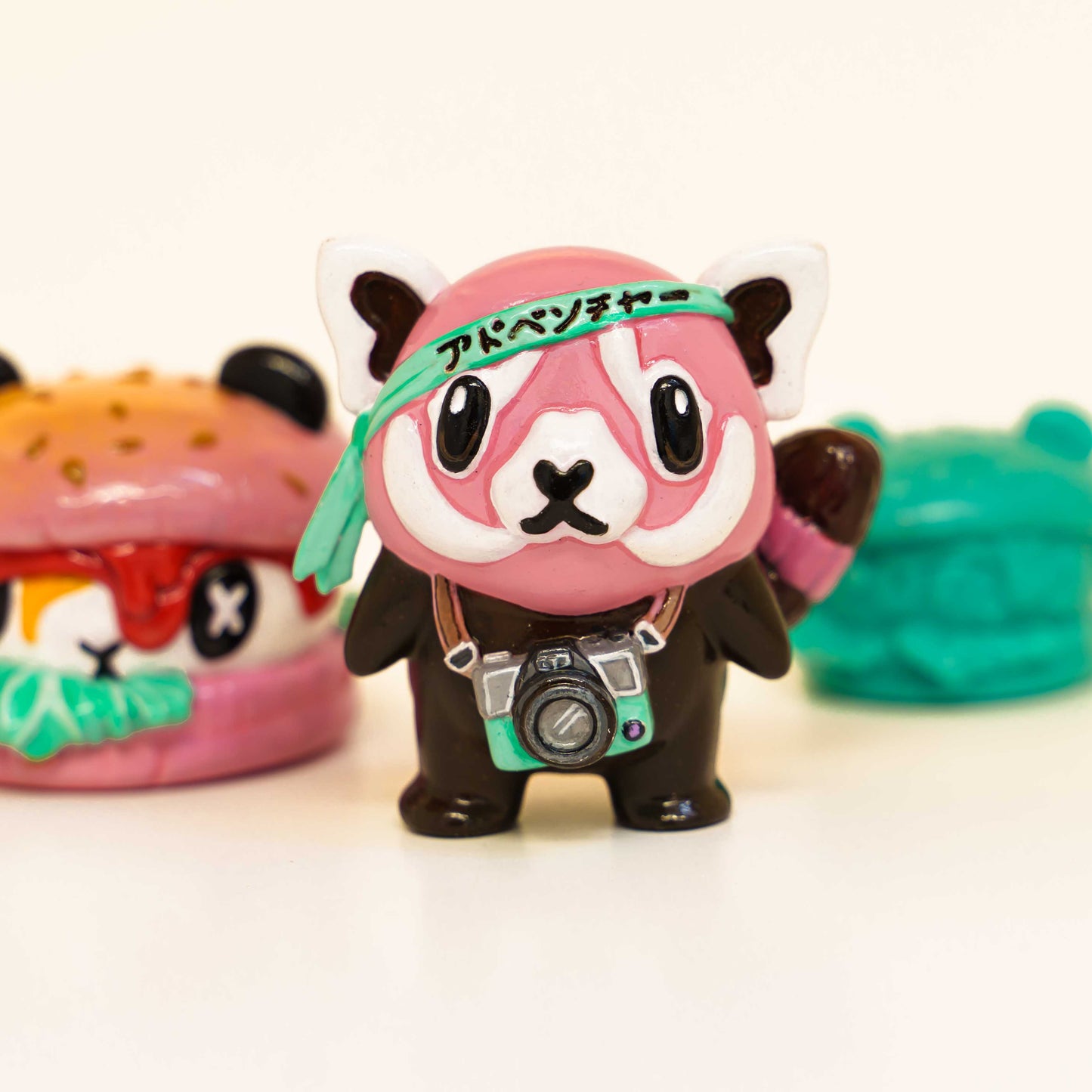 Adventure Red Panda small hand painted ART TOY