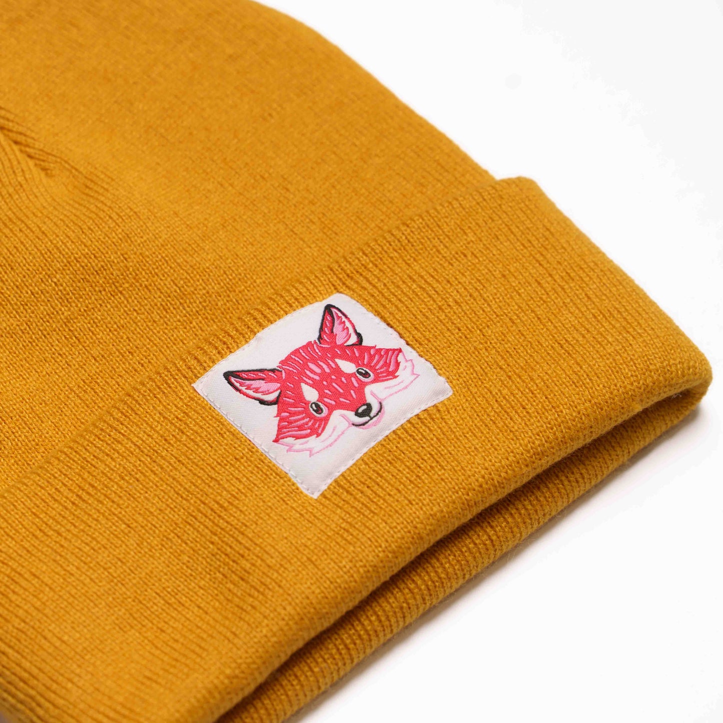 FOX - Mustard Yellow Beanie