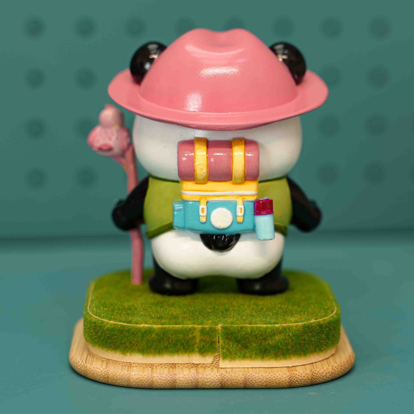 Explorer Panda hand painted Sculpture