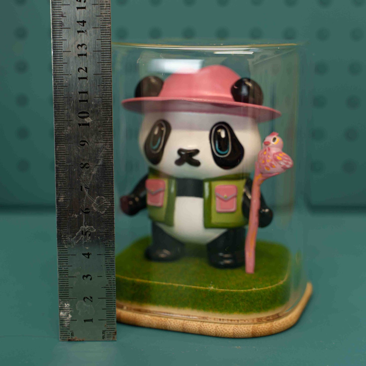 Explorer Panda hand painted Sculpture