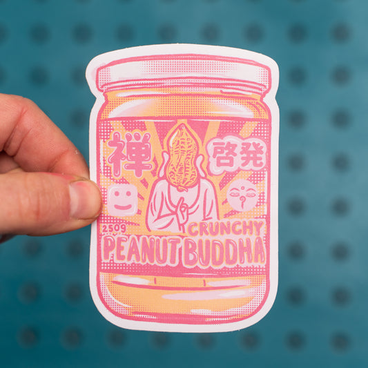 Peanut Buddha Sticker