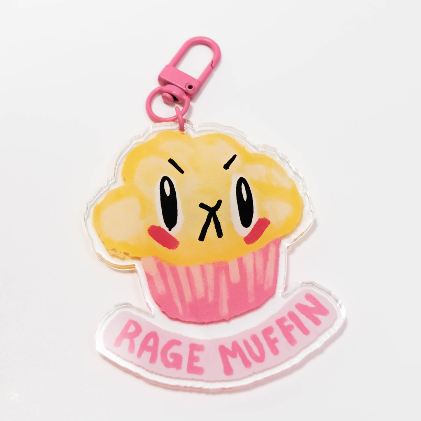 Rage Muffin Acrylic Keychain