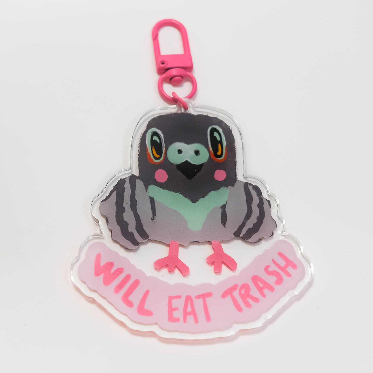 Will Eat Trash Acrylic Keychain