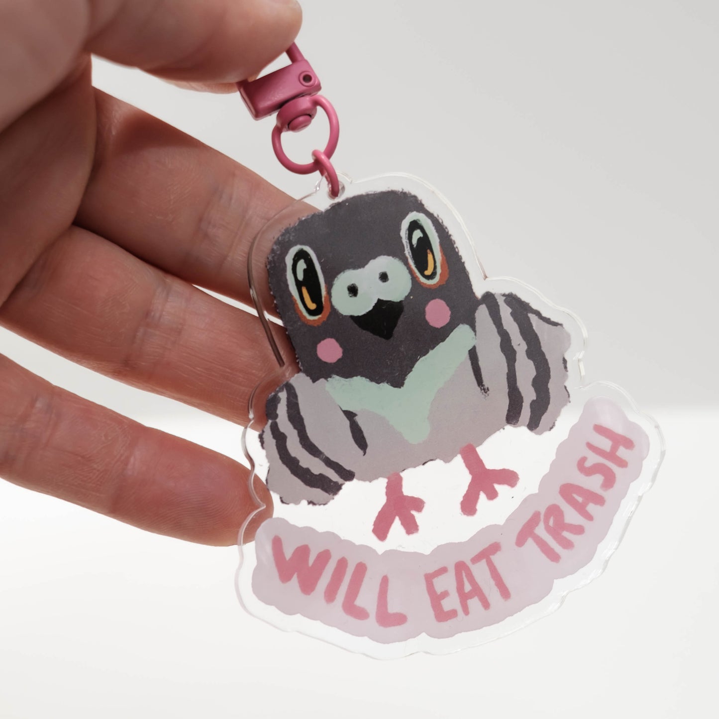 Will Eat Trash Acrylic Keychain