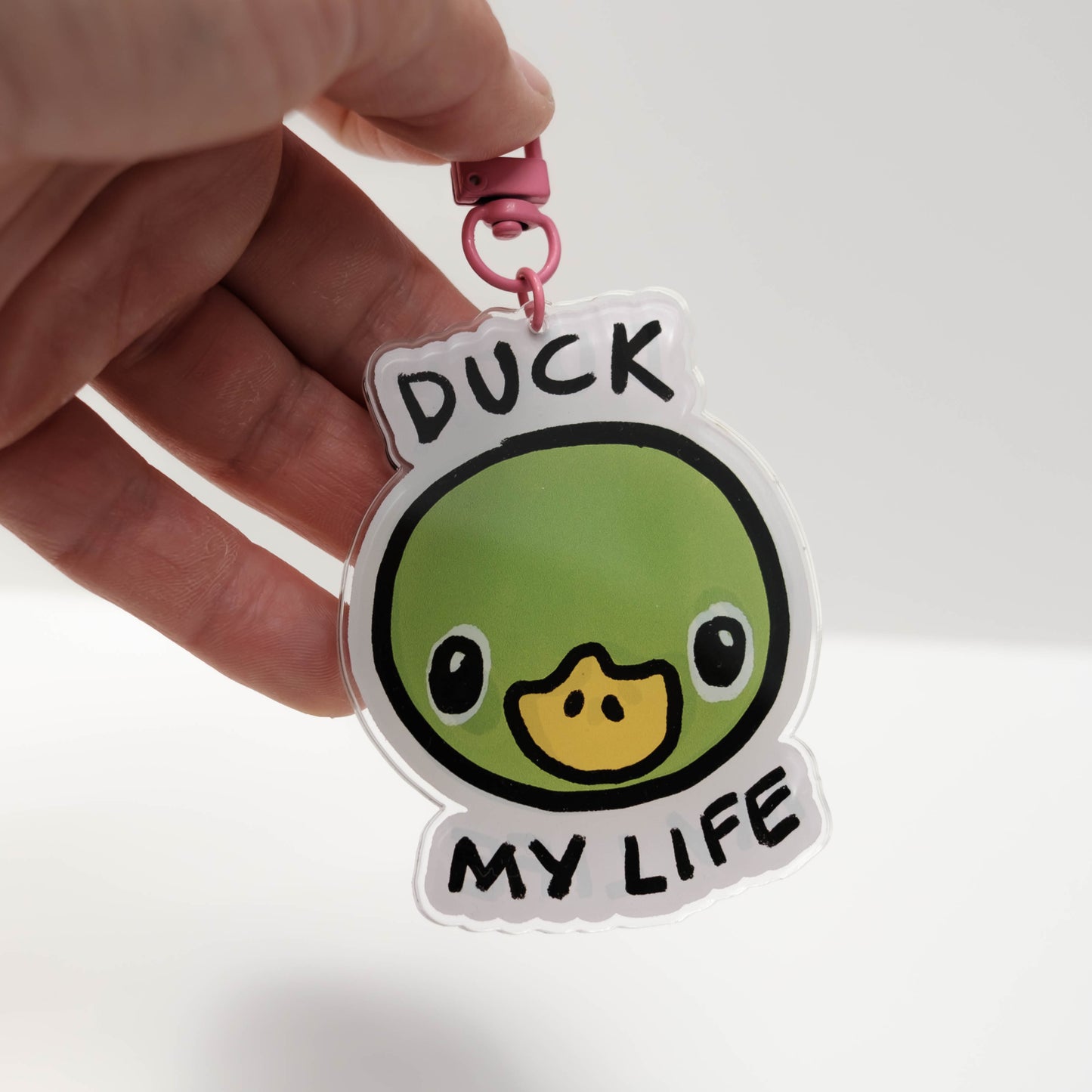 Duck My Life Acrylic Keychain