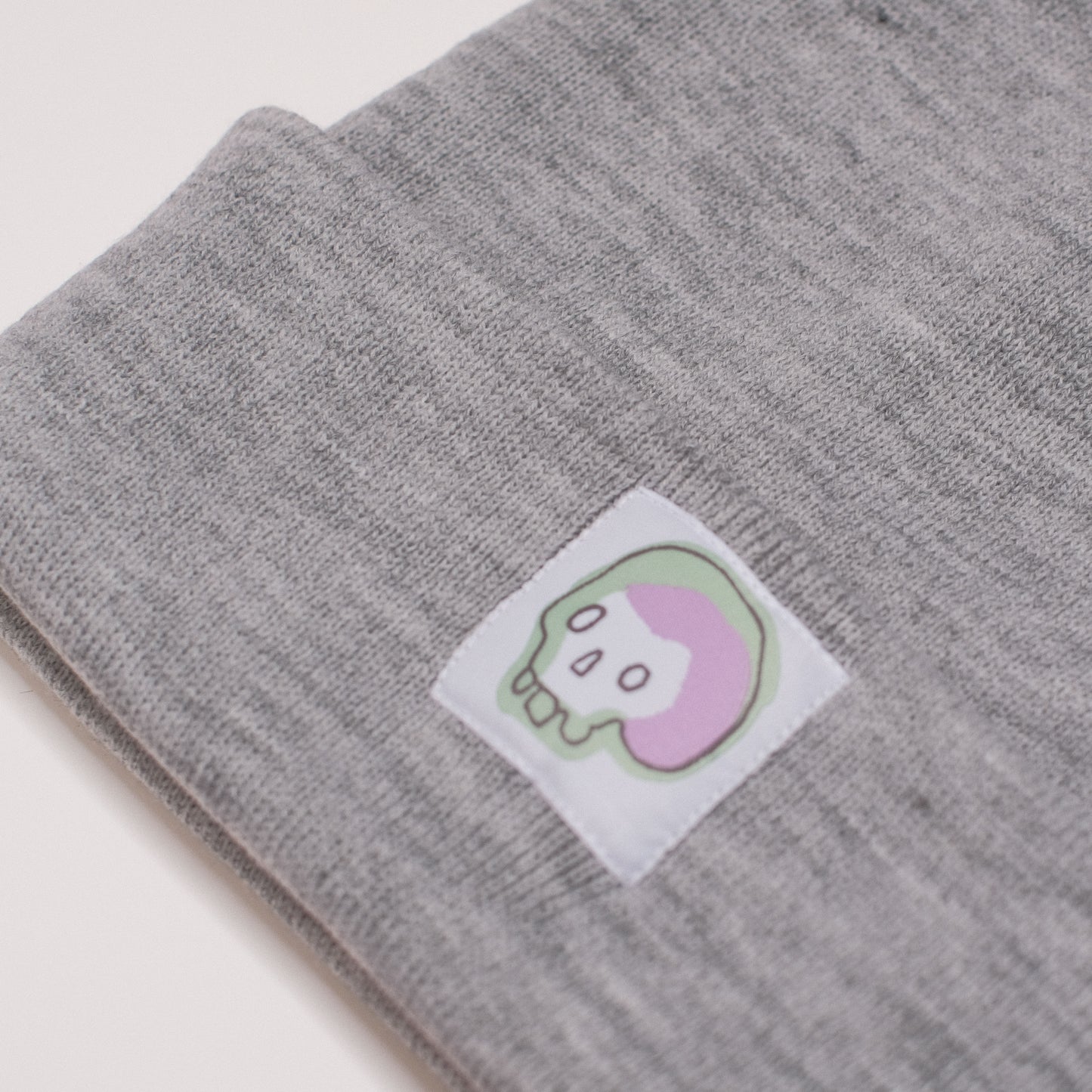 SKULL- Blizzard Grey Beanie
