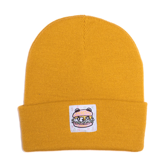 PANDA POUNDER - Mustard Beanie
