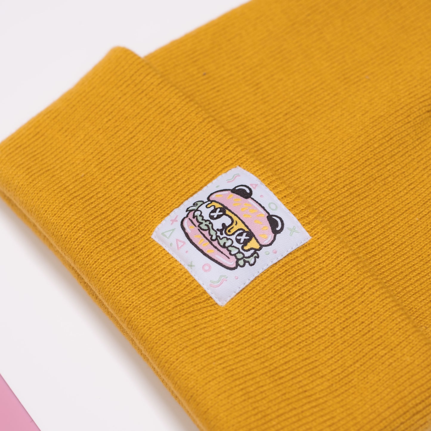 PANDA POUNDER - Mustard Beanie