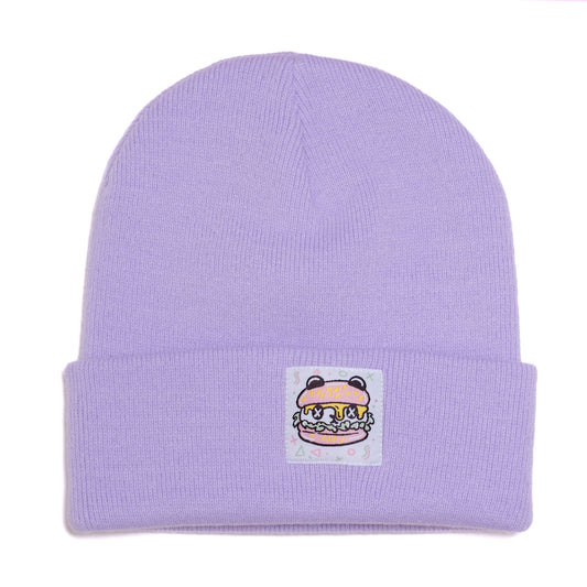 PANDA POUNDER - Lilac Beanie