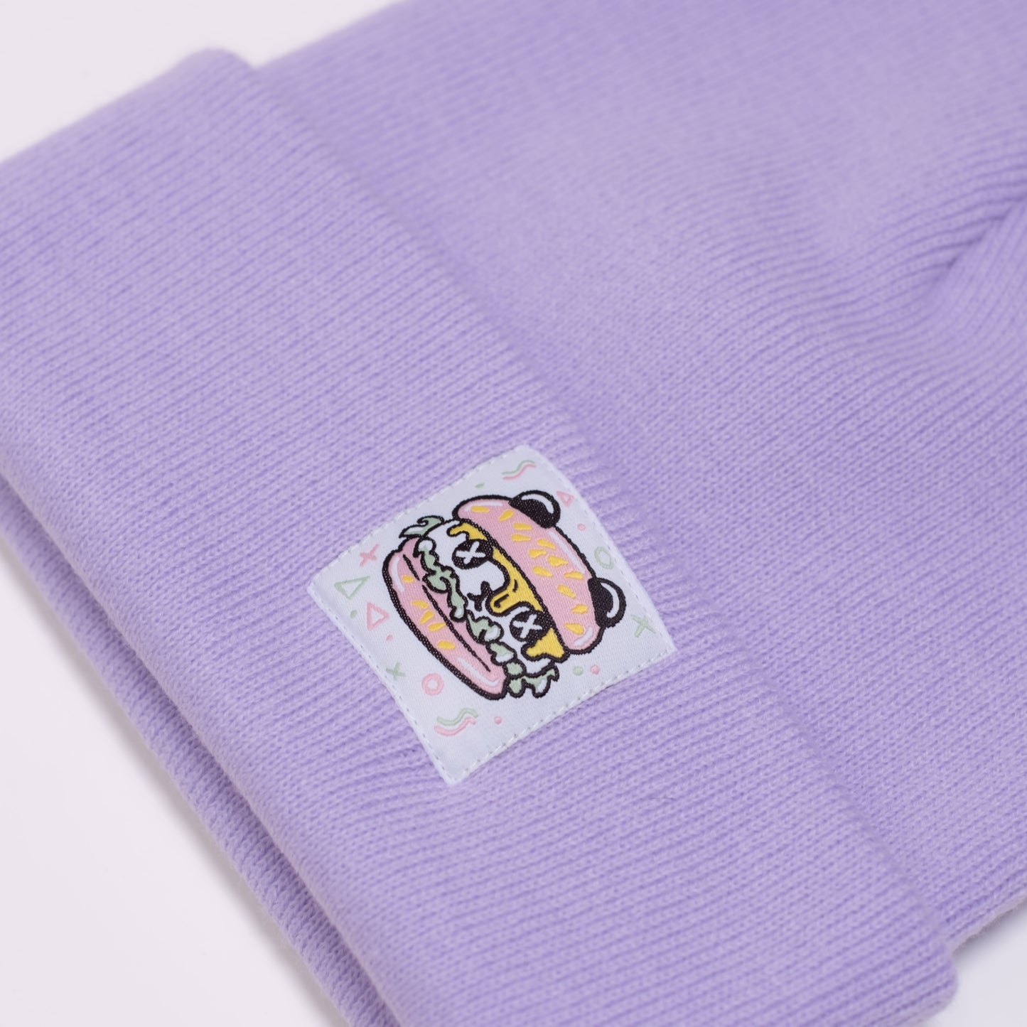 PANDA POUNDER - Lilac Beanie