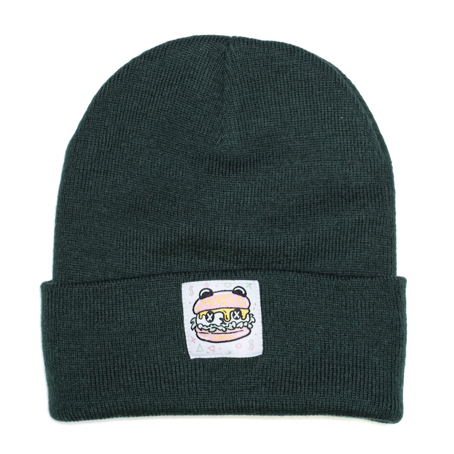 PANDA POUNDER - Bottle Green Beanie