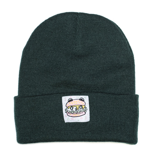 PANDA POUNDER - Bottle Green Beanie