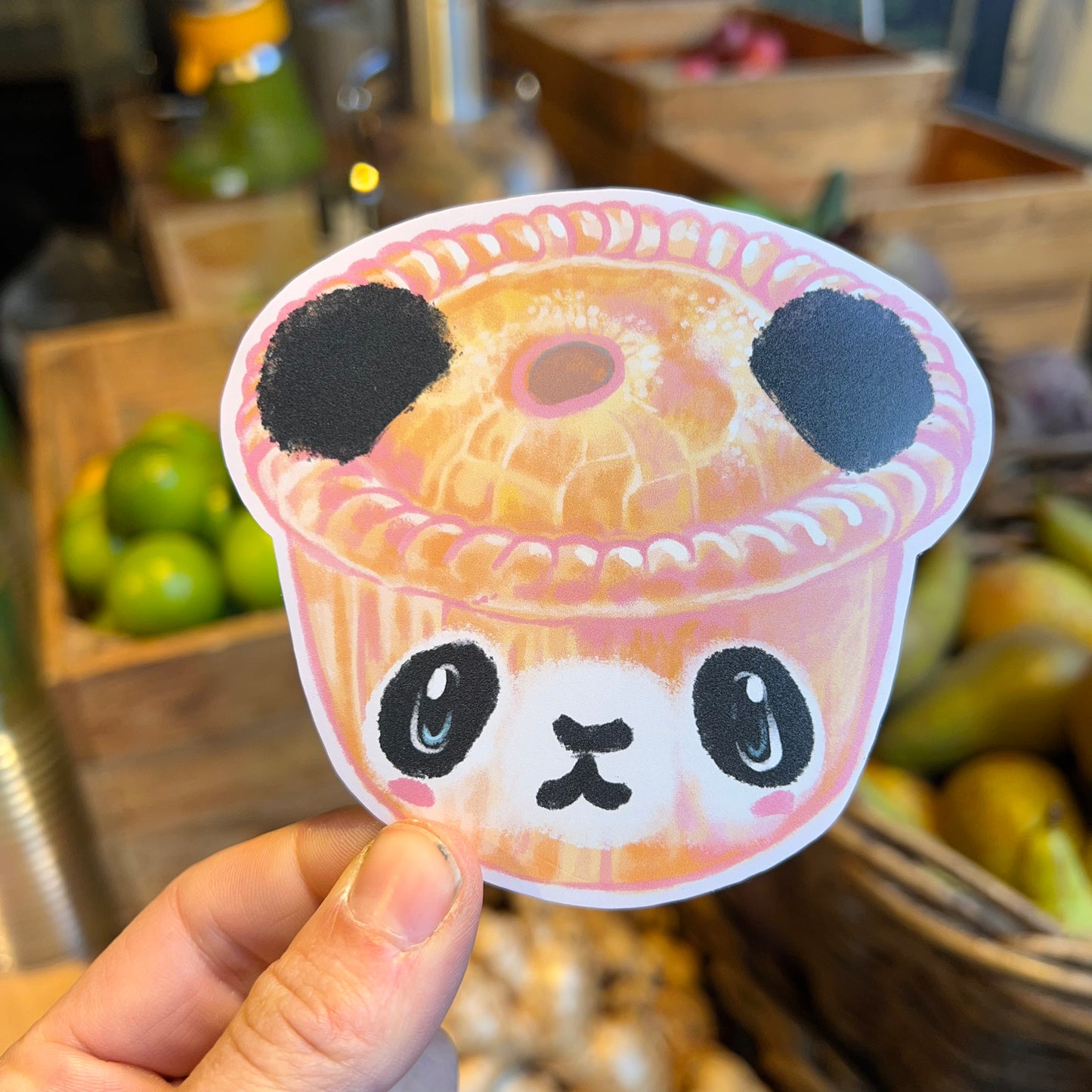 Happy Panda Pie sticker