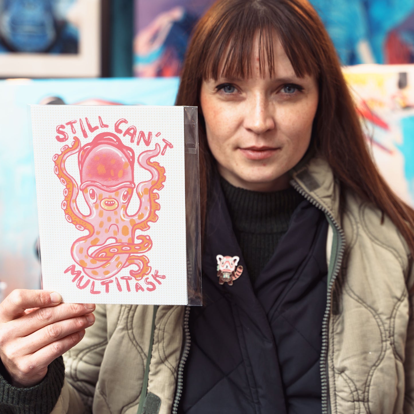 Still Can't Multitask Giclee Print