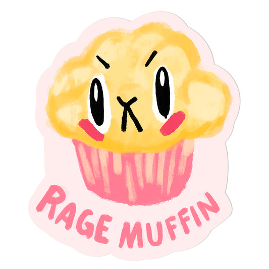 Rage Muffin sticker