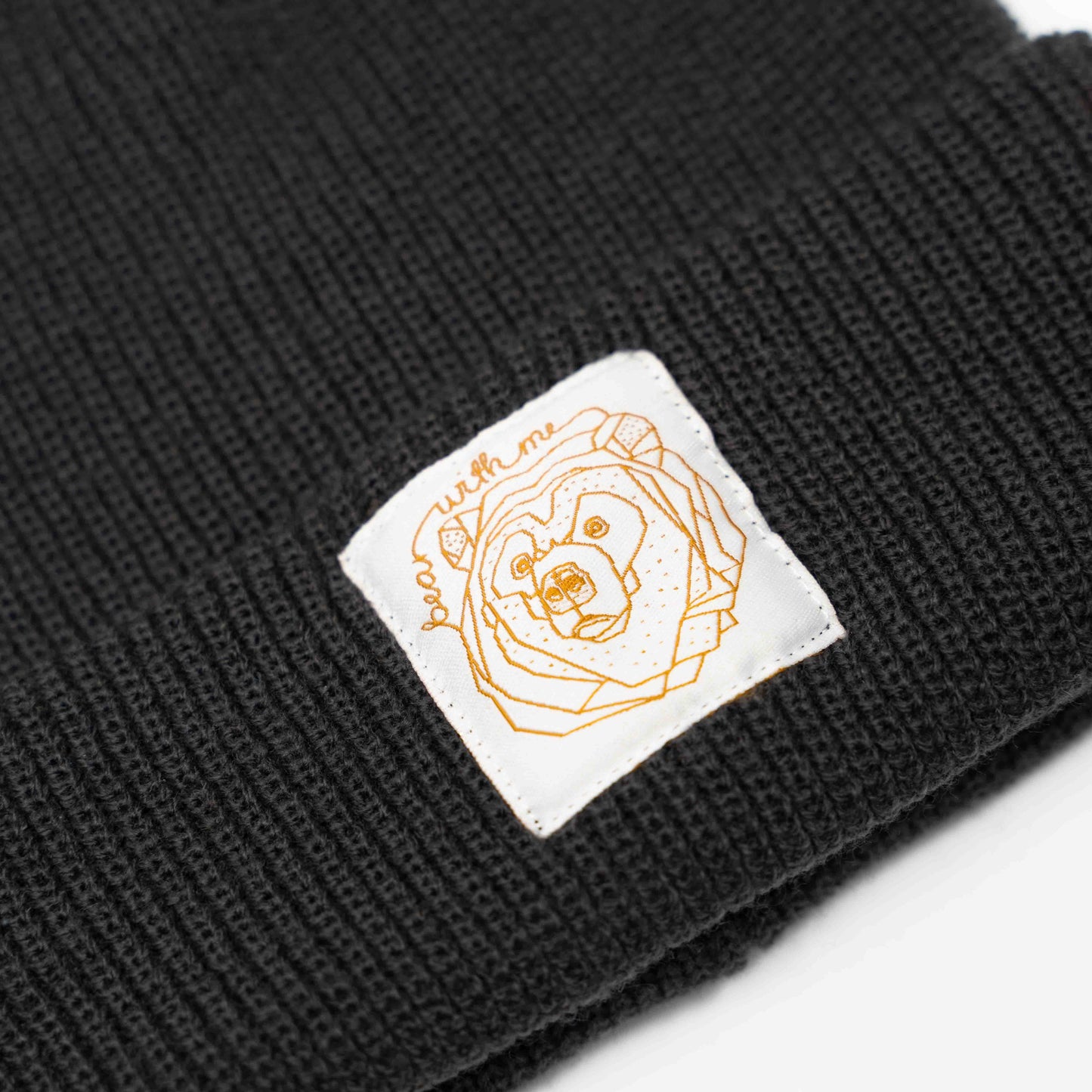 BEAR WITH ME - Angry Cloud Grey Beanie