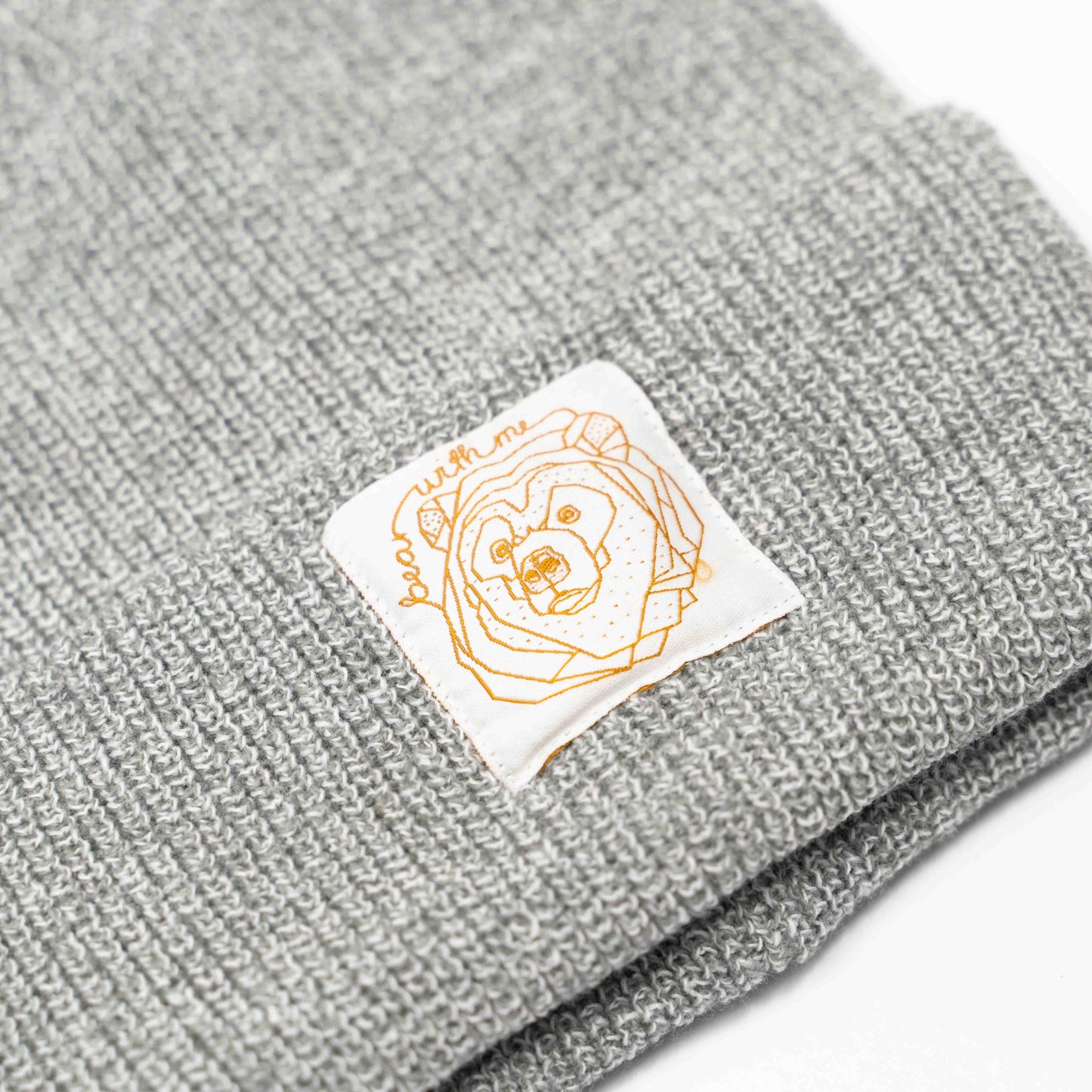 BEAR WITH ME - Ice Grey Beanie