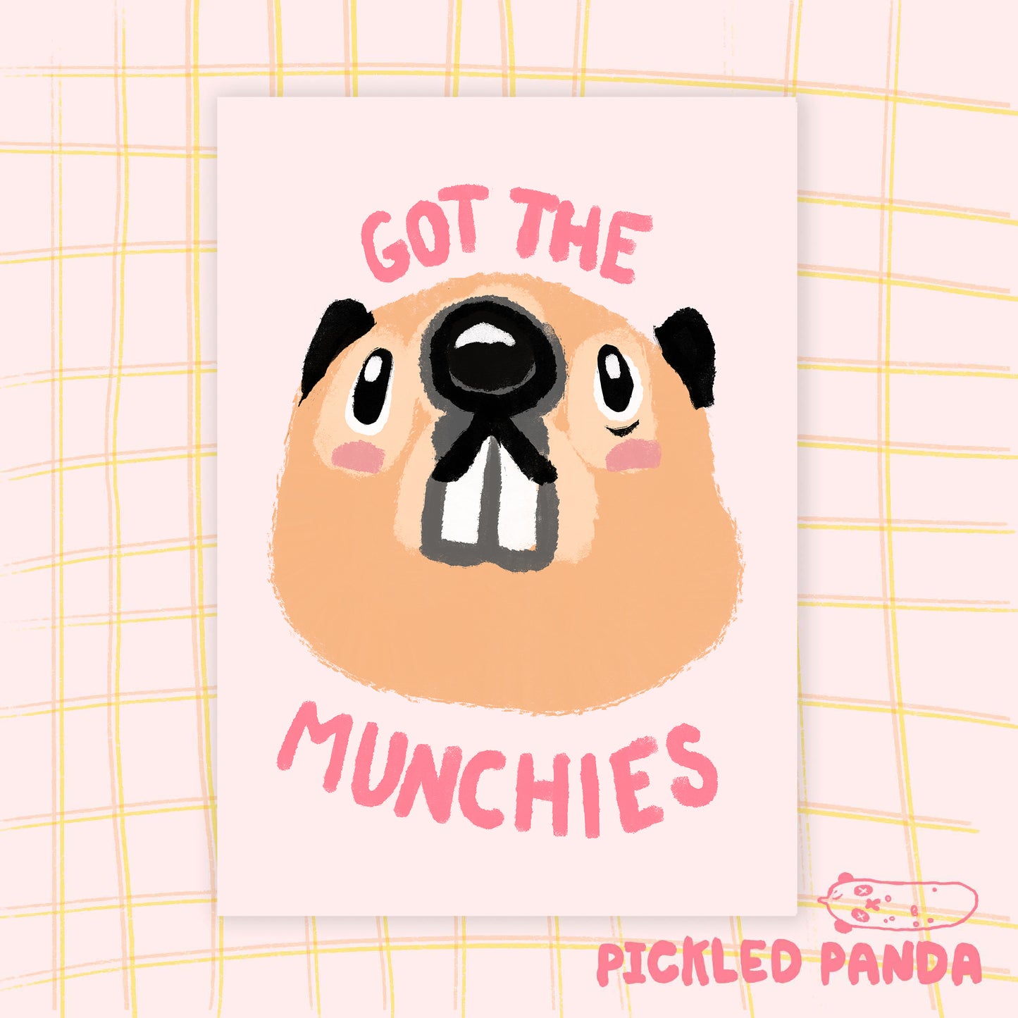 Got The Munchies Beaver Giclee Print