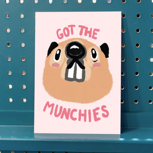 Got The Munchies Beaver Giclee Print