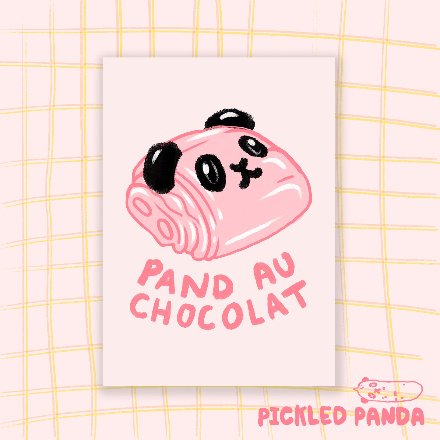 Pand Au Chocolat Pasty Giclee Print