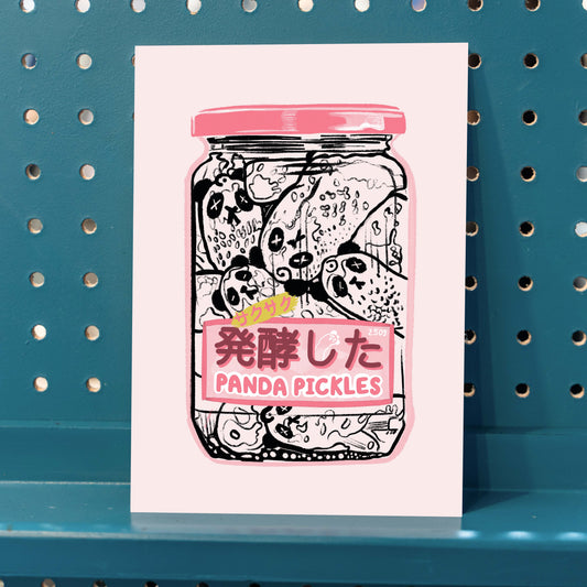 Panda Pickles Giclee Print