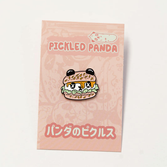 Panda Pounder Enamel Pin