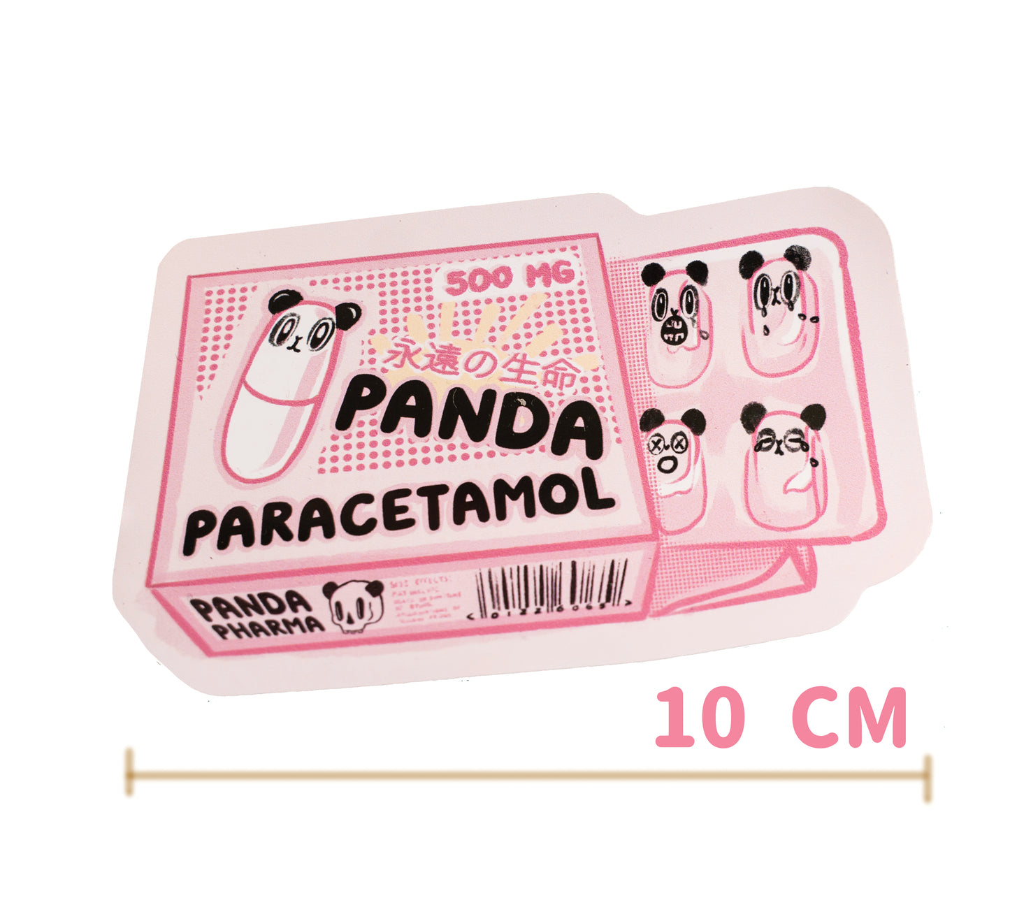 Panda Paracetamol sticker