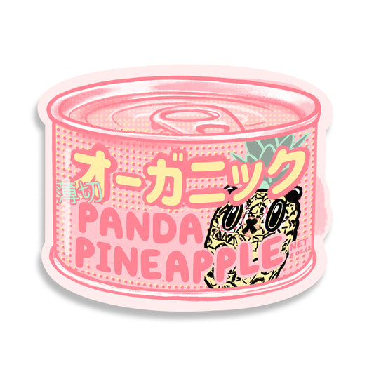 Panda Pineapple sticker