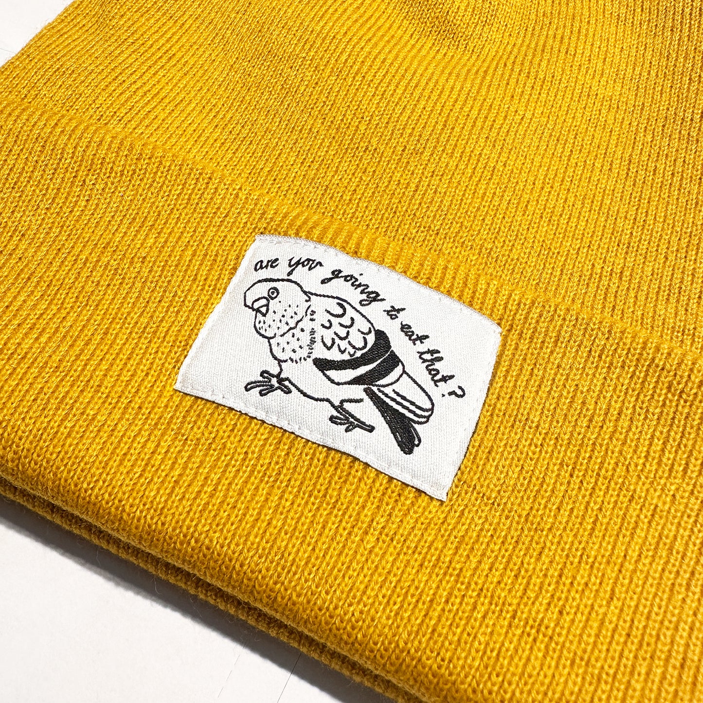 PIGEON - Mustard Yellow Beanie