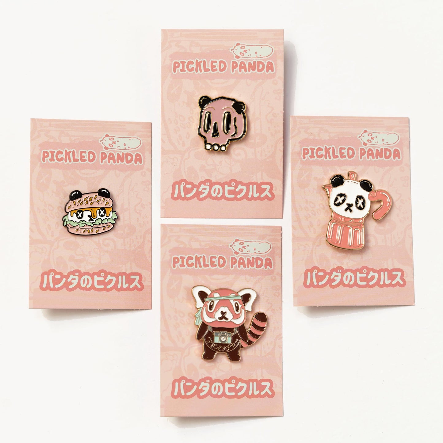 Enamel Pin set of 4