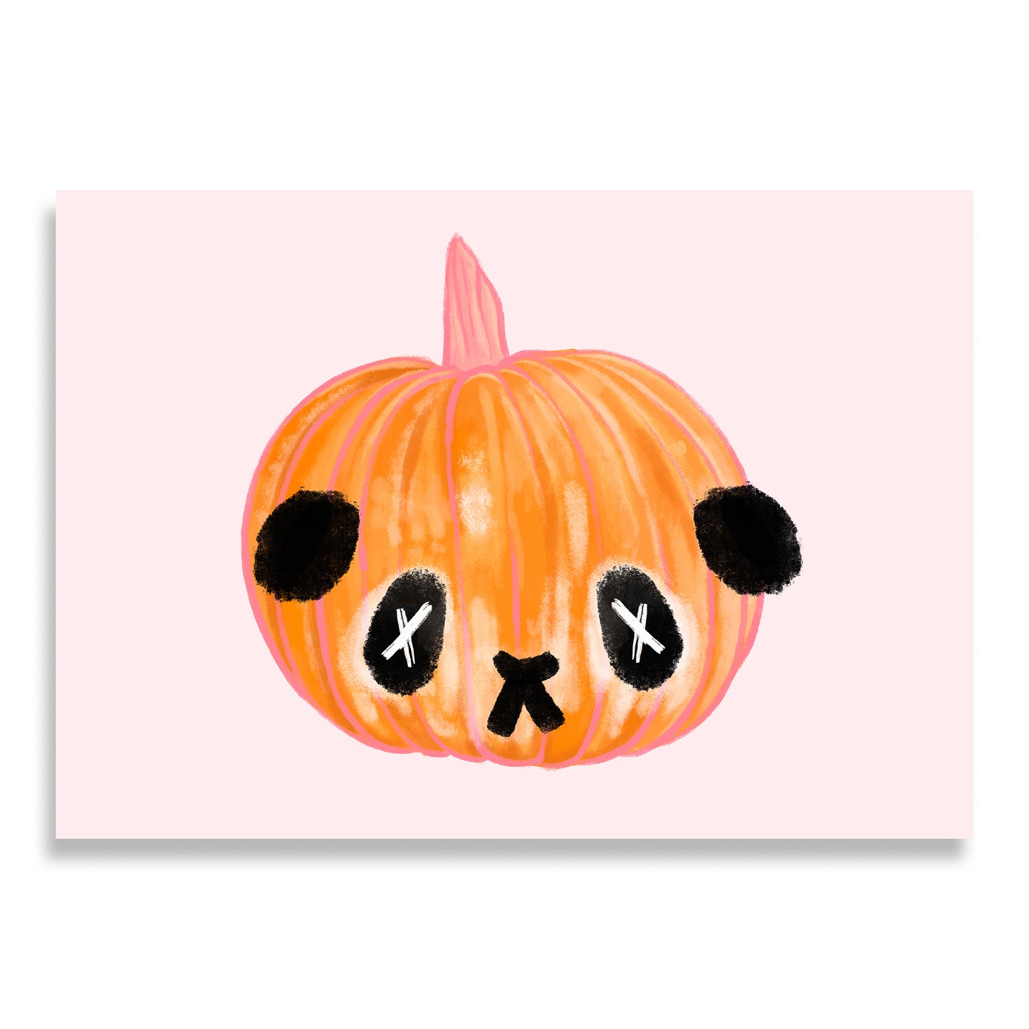 Panda Pumpkin Giclee Print