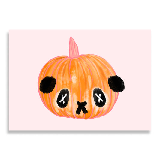 Panda Pumpkin Giclee Print