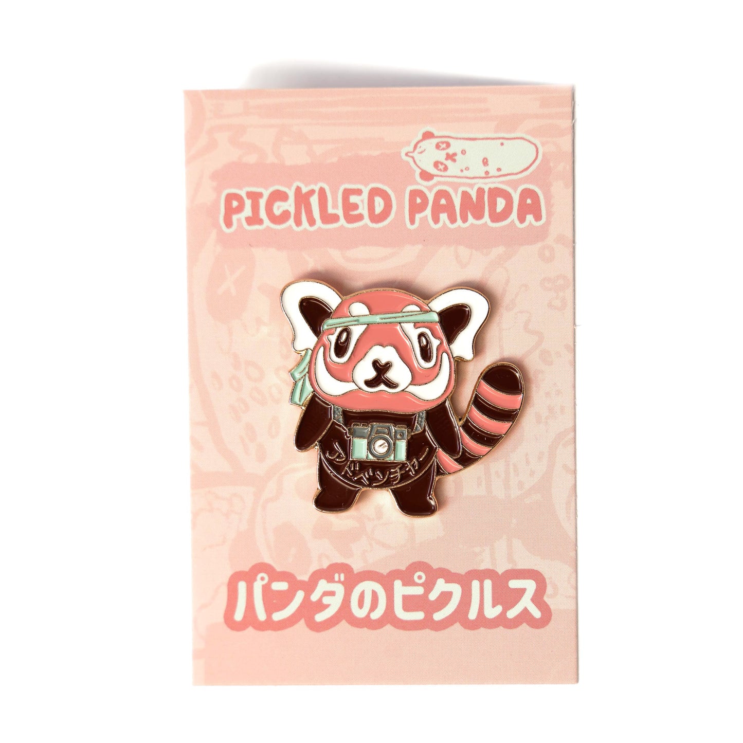Red Panda Adventure Enamel Pin