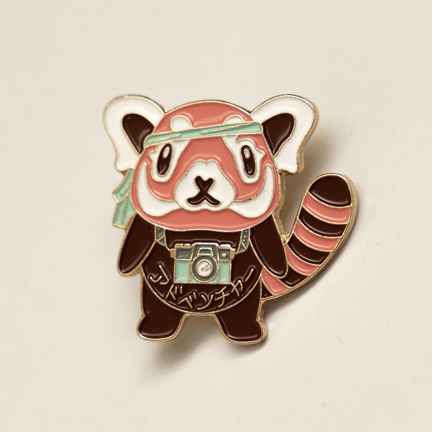 Red Panda Adventure Enamel Pin
