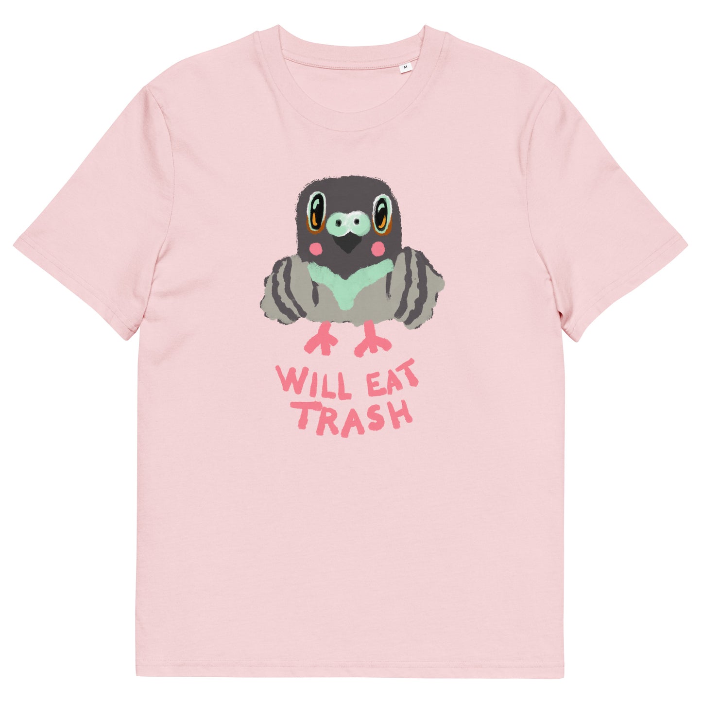 Will Eat Trash Pigeon Organic T-shirt