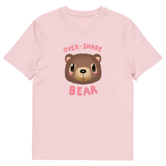 Over-Share Bear Organic T-shirt