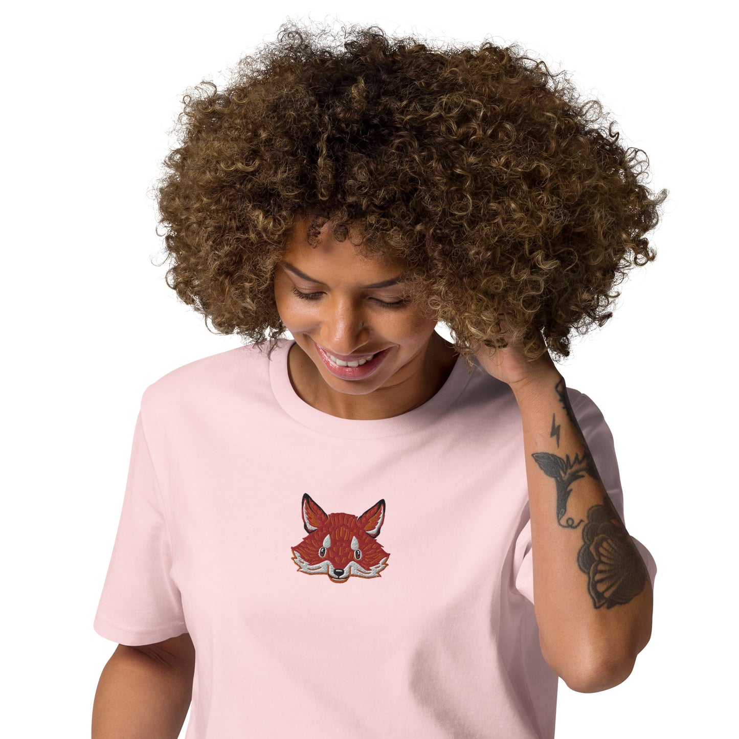 FOX Embroidered Organic T-Shirt