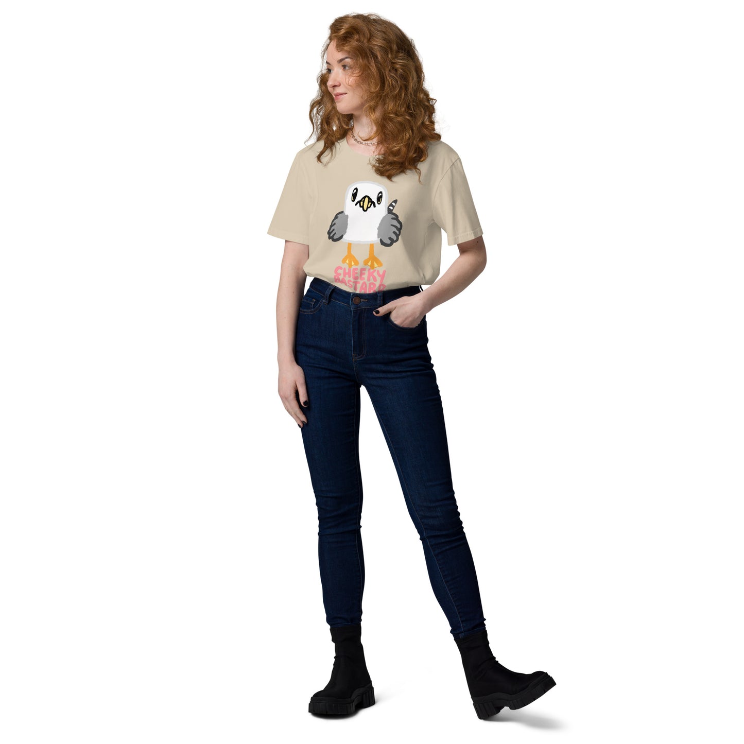 Cheeky Bastard Seagull Organic T-Shirt