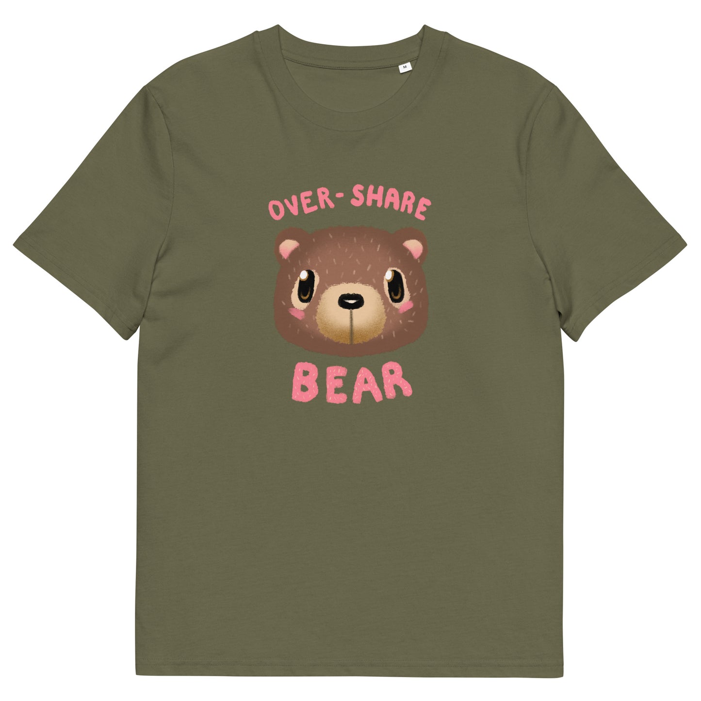 Over-Share Bear Organic T-shirt