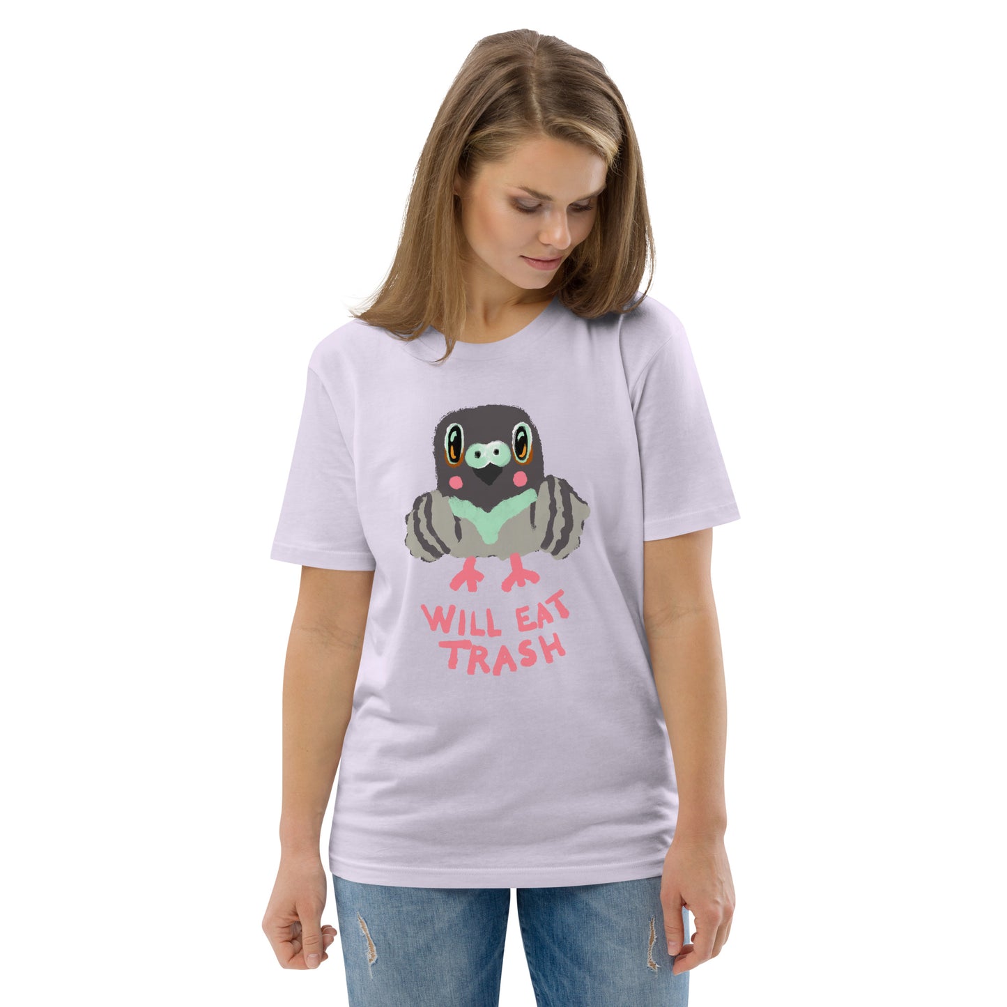 Will Eat Trash Pigeon Organic T-shirt