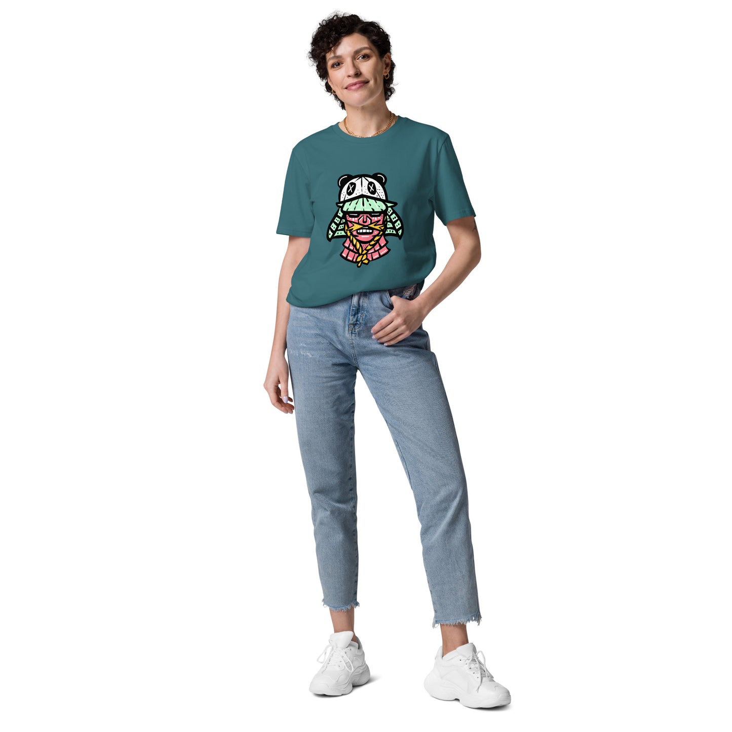 Panda Samurai Organic T-Shirt