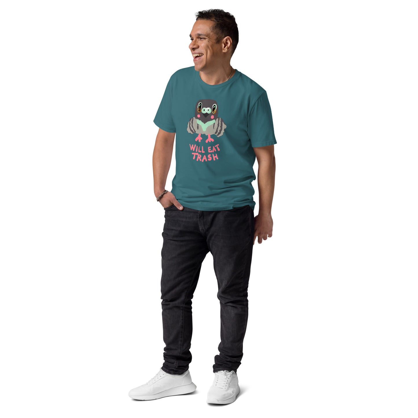 Will Eat Trash Pigeon Organic T-shirt