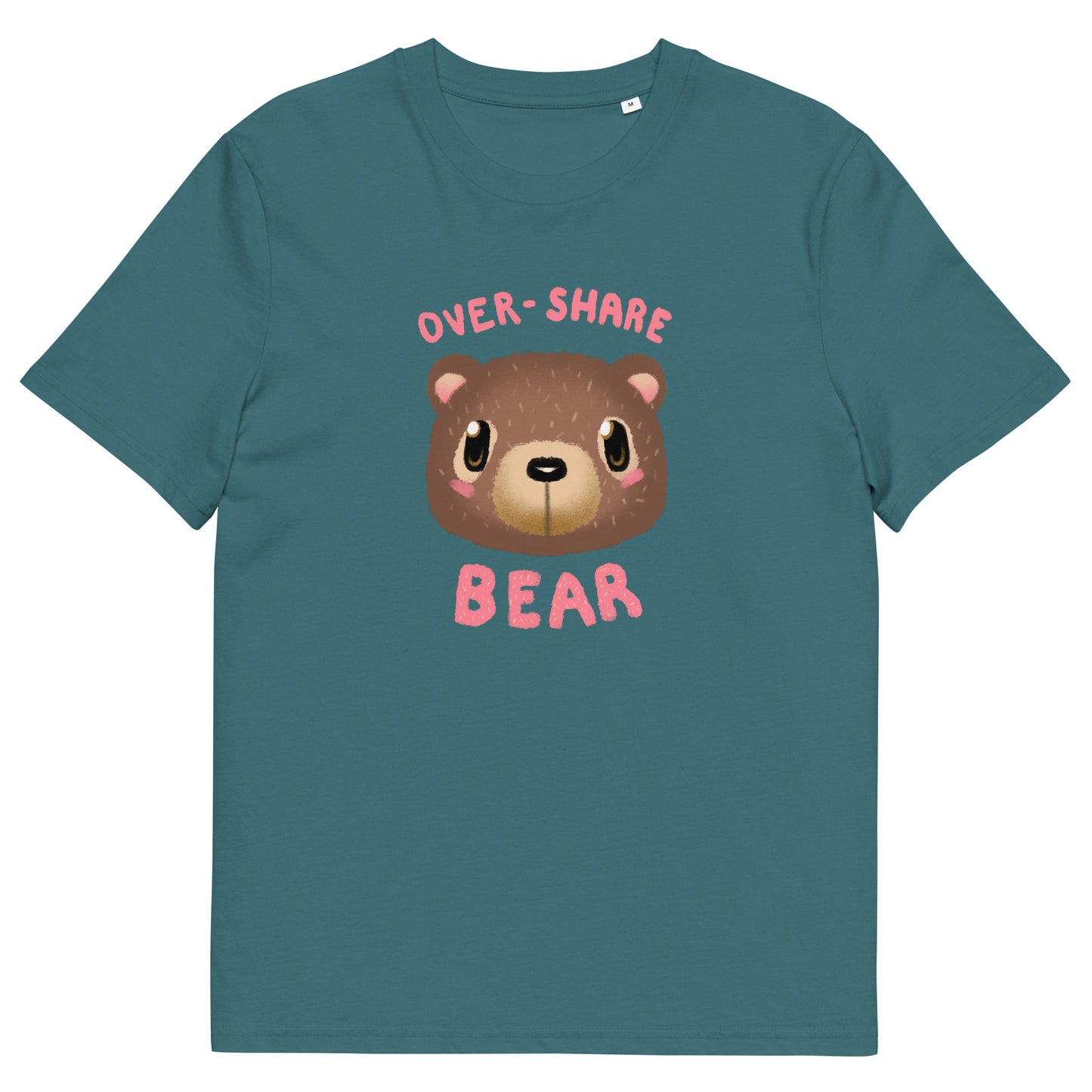 Over-Share Bear Organic T-shirt