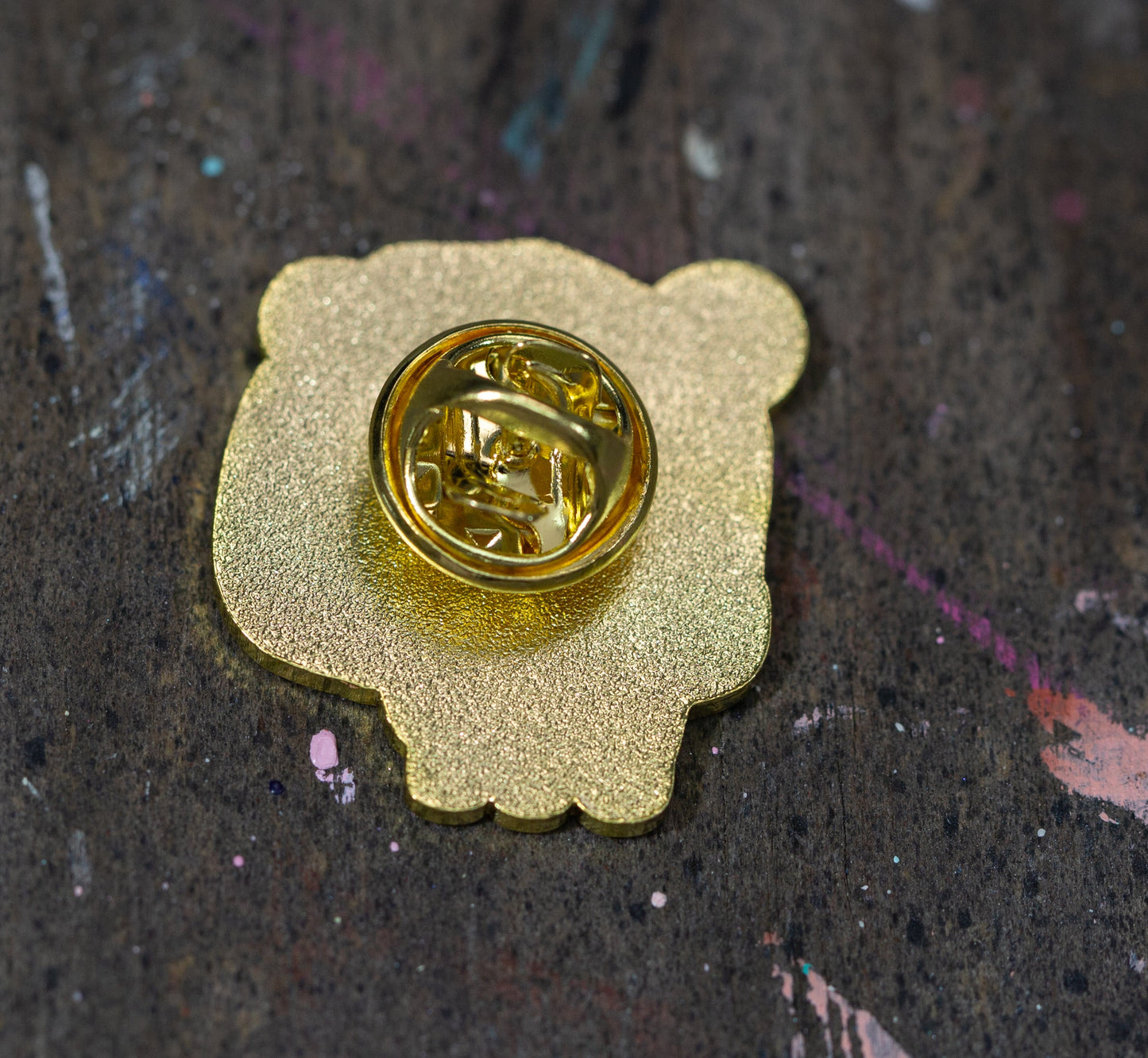Pink PandaSkull Enamel Pin