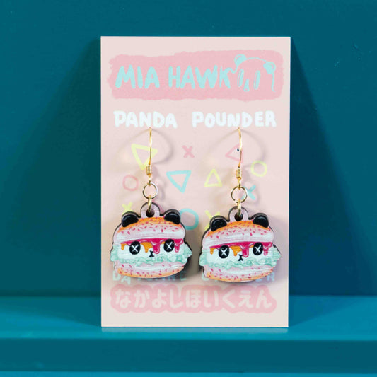 Panda Pounder Earrings