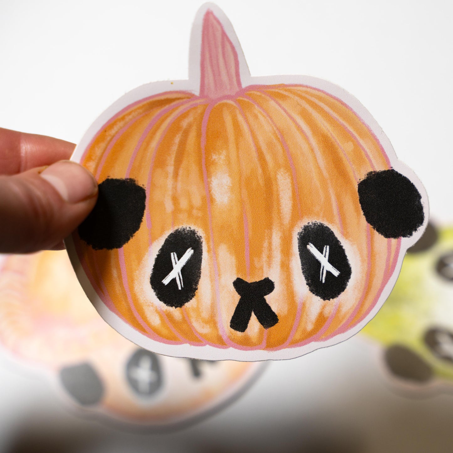 Panda Pumpkin Sticker
