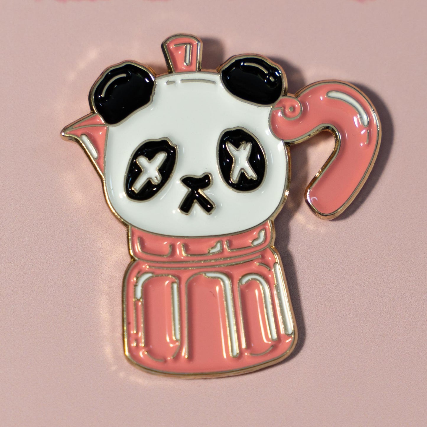 Panda Percolator Enamel Pin