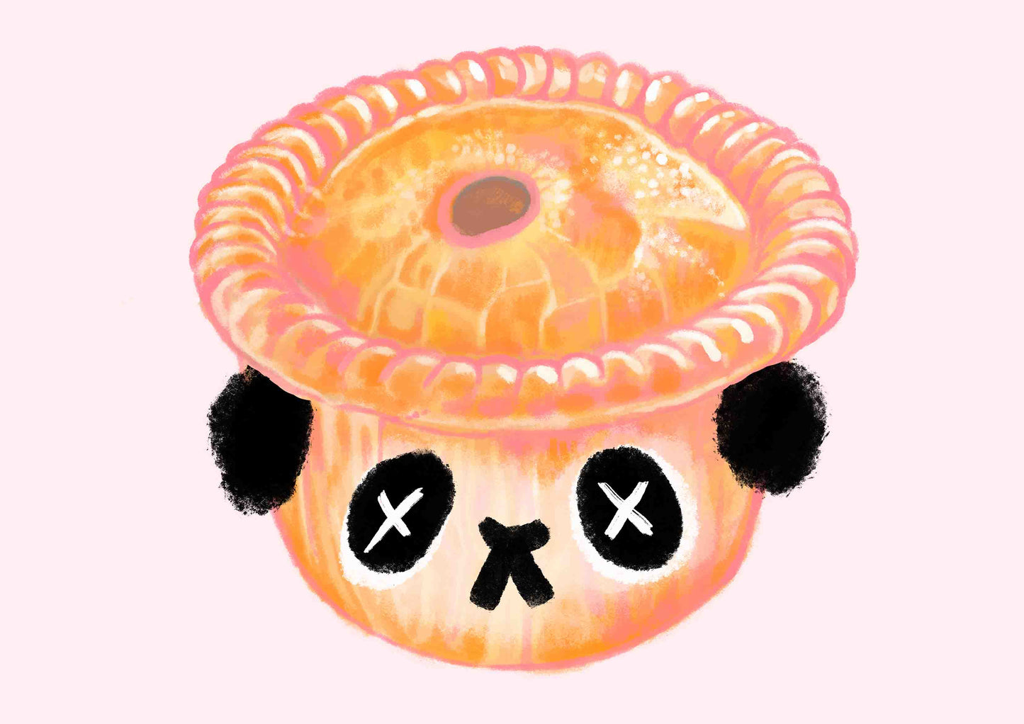 Panda Pie Giclee Print